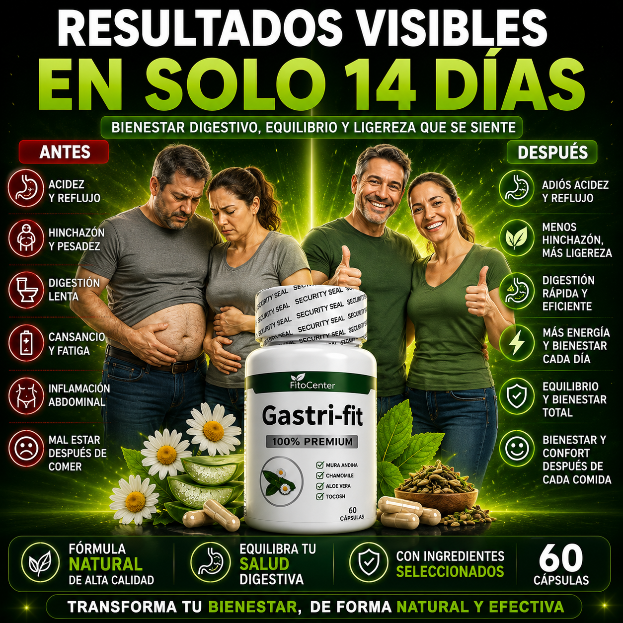 GASTRI-FIT™️ – Fórmula Digestiva Avanzada que Reduce la Hinchazón