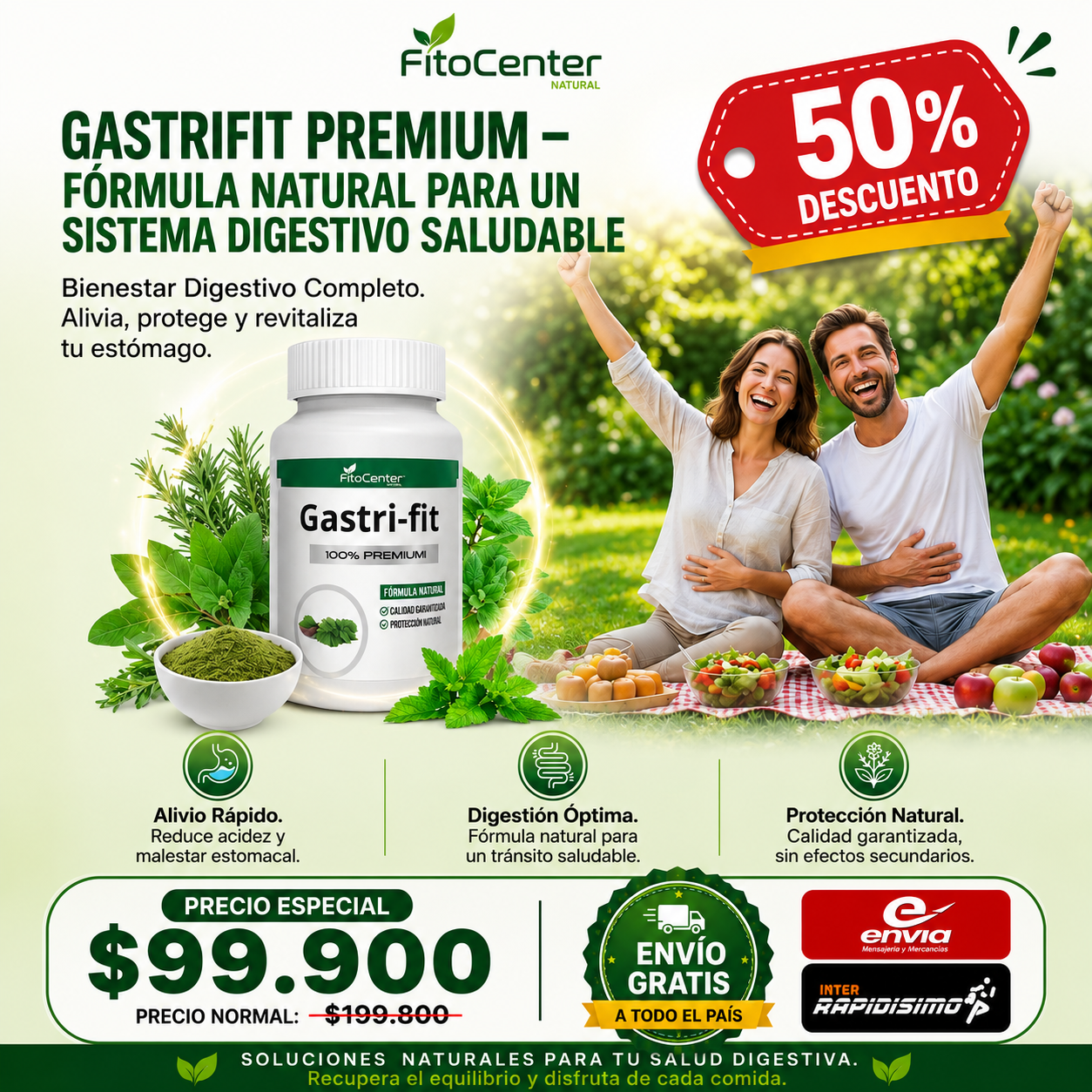 GASTRI-FIT™️ – Fórmula Digestiva Avanzada que Reduce la Hinchazón