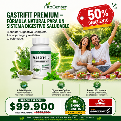 GASTRI-FIT™️ – Fórmula Digestiva Avanzada que Reduce la Hinchazón