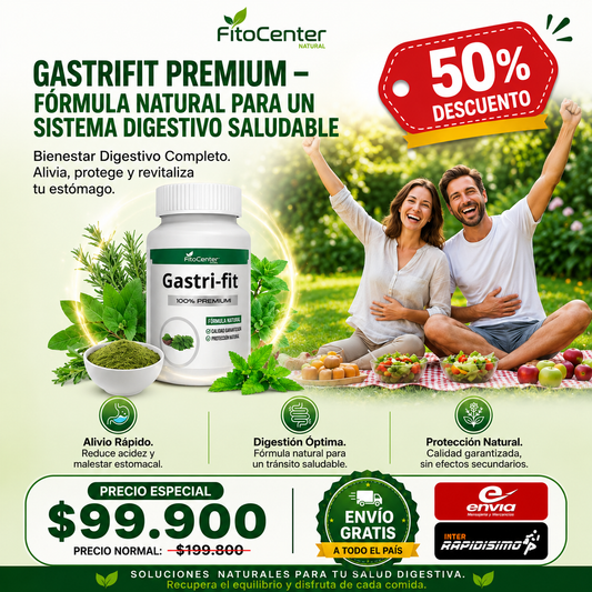 GASTRI-FIT™️ – Fórmula Digestiva Avanzada que Reduce la Hinchazón